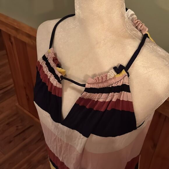 Striped dress coverall - Picture 3 of 11